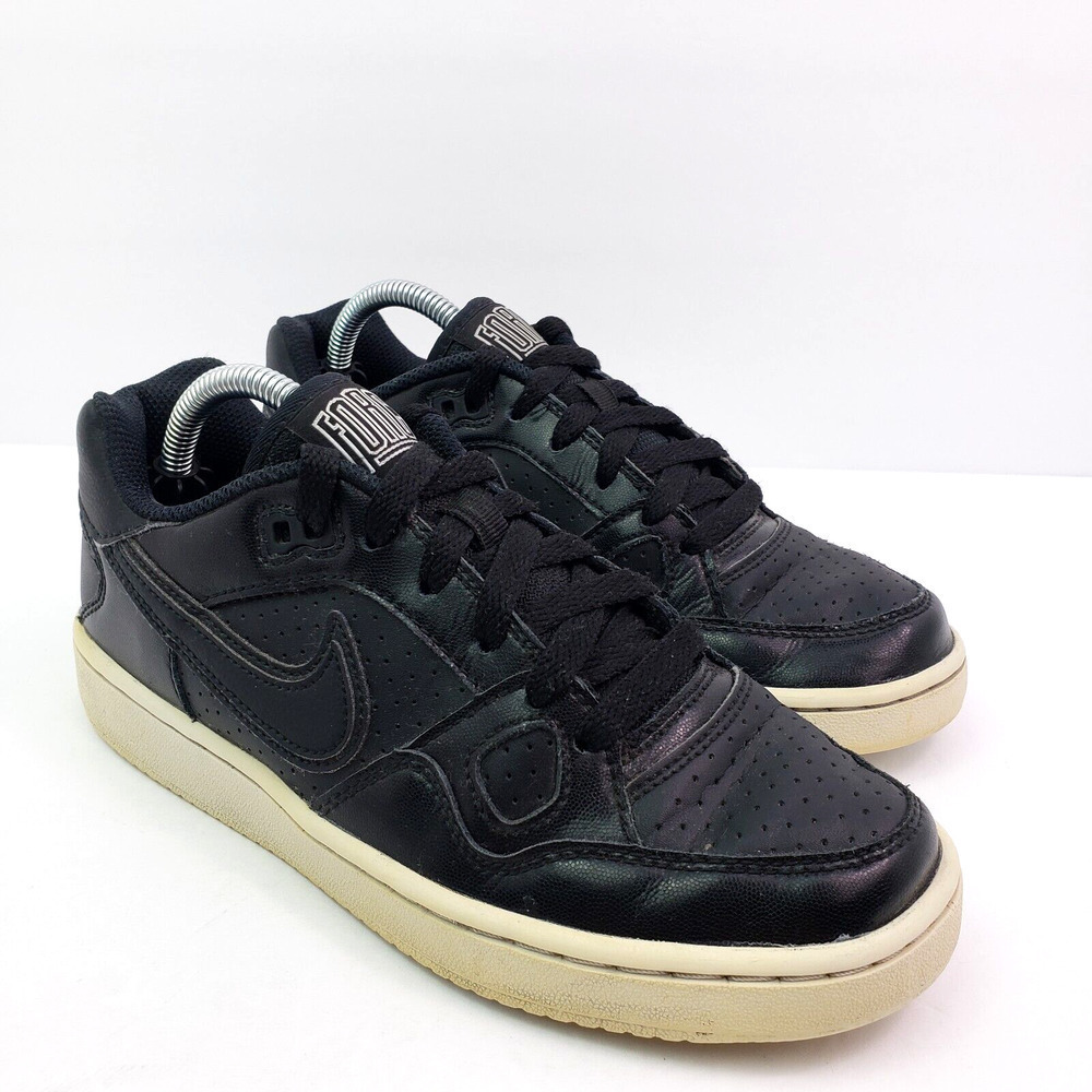 Nike Son Of Force Womens Size 6 Black Lace Up Low Sneaker Shoes 616302-006